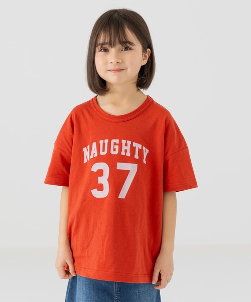 chil2（チルツー）の「綿100％ ワイドシルエット 半袖 デザインTシャツ（Tシャツ/カットソー・キッズ・A/C/D/H/J/I/G/B/F/E・120cm/130cm/110cm/140cm/80ｃｍ/90cm/100cm）」の3枚目の写真