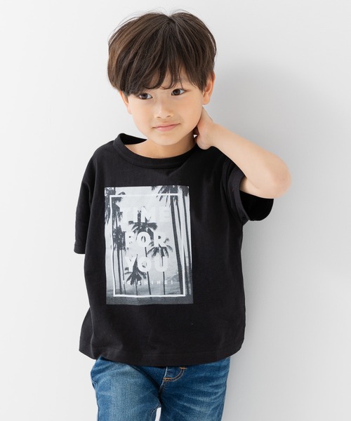 chil2（チルツー）の「綿100％ ワイドシルエット 半袖 デザインTシャツ（Tシャツ/カットソー・キッズ・A/C/D/H/J/I/G/B/F/E・120cm/130cm/110cm/140cm/80ｃｍ/90cm/100cm）」の8枚目の写真