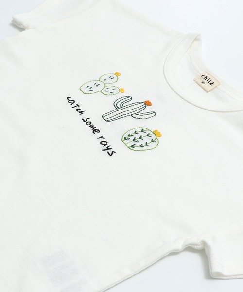 chil2（チルツー）の「綿100％ ワイドシルエット 半袖 デザインTシャツ（Tシャツ/カットソー・キッズ・A/C/D/H/J/I/G/B/F/E・120cm/130cm/110cm/140cm/80ｃｍ/90cm/100cm）」の17枚目の写真