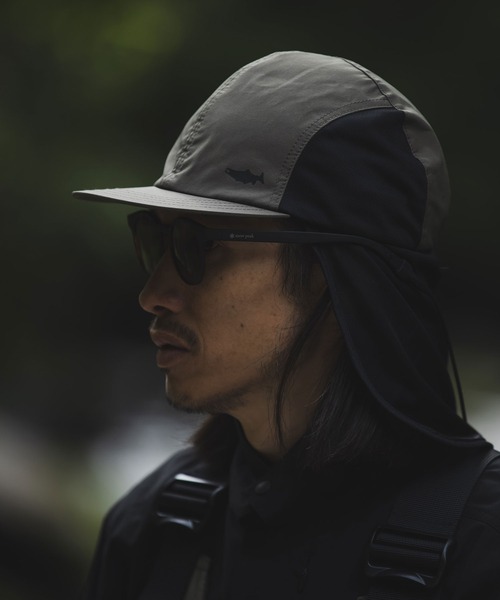 Snow Peak（スノーピーク）の「Toned Trout Sun Guard Cap（キャップ・メンズ・ブラック/カーキ・ONE SIZE）」の3枚目の写真