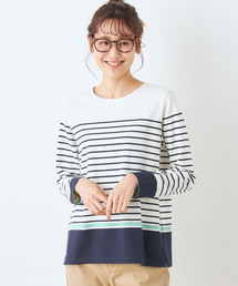 DECOY SINCE 1981（デコイシンスイチキュウハチイチ）の「パネルボーダーオーガニックコットンTシャツ（Tシャツ/カットソー・レディース）」