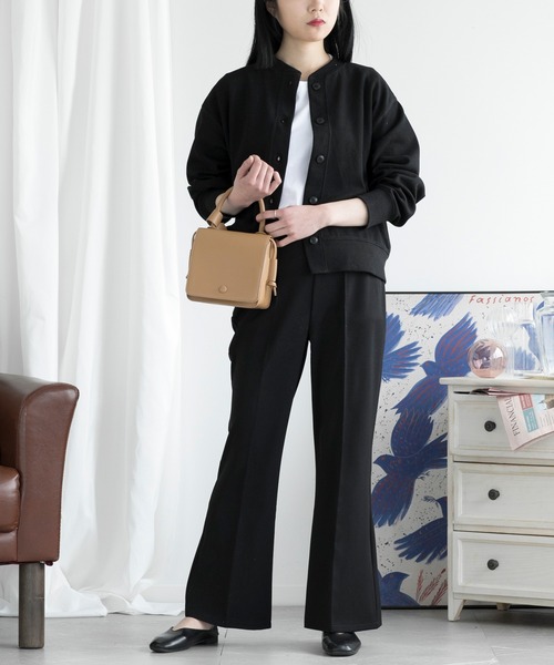 aimoha（アイモハ）の「スウェットカーディガン（カーディガン/ボレロ・レディース・グレー/ブラック/ホワイト・MEDIUM/LARGE）」の7枚目の写真