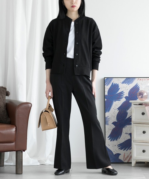 aimoha（アイモハ）の「スウェットカーディガン（カーディガン/ボレロ・レディース・グレー/ブラック/ホワイト・MEDIUM/LARGE）」の10枚目の写真