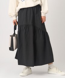 AMBUSH アンブッシュ ひざ丈スカート 黒(ラメ) 0541625A0006 AMBUSH アンブッシュ ひざ丈スカート 黒(ラメ) 0541625A0006