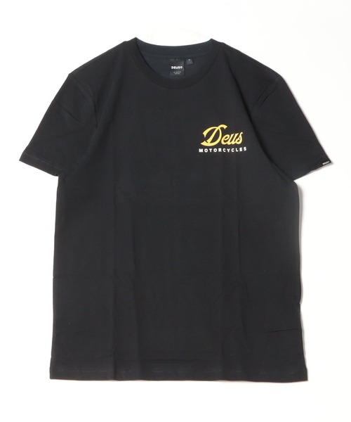 DEUS EX MACHINA(デウスエクスマキナ)の「RIDE OUT TEE オーガニックコットンTシャツ レギュラーフィット(Tシャツ/カットソー・メンズ・ブラック/オフホワイト・MEDIUM/LARGE)」の4枚目の写真