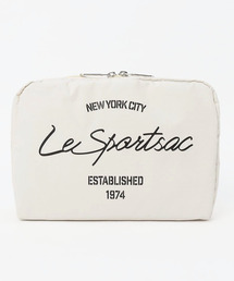 LeSportsac（レスポートサック）の「EXTRA LARGE RECTANGULAR COSMETIC メレンゲスクリプトコスメティック（ポーチ・メンズ）」