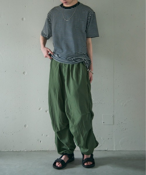 MAISON CLUB(メゾンクラブ)の「【MAISON CLUB】ナイロンワッシャー裏メッシュパラシュートパンツ 050110(その他パンツ・メンズ・ベージュ/ブラック/カーキ・LL/M/L)」の12枚目の写真