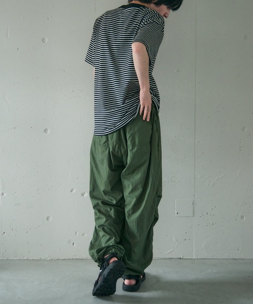 clubhaus feet on the ground ナイロンパンツ セール】【MAISON CLUB】ナイロンワッシャー裏メッシュ