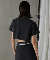 トップス prankproject Worsted Striped CroppedPolo PRANK PROJECT（プランクプロジェクト）の「ウーステッド