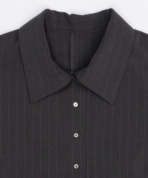 トップス prankproject Worsted Striped CroppedPolo PRANK PROJECT(プランクプロジェクト)の「ウーステッド