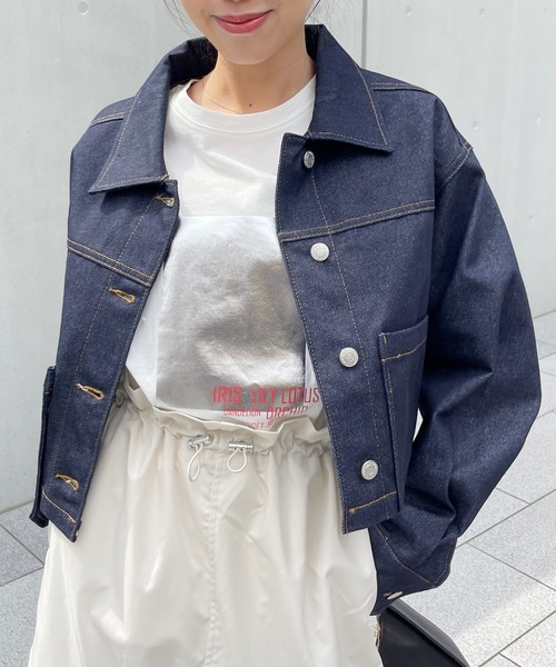 Meli rich（メリーリッチ）の「箔ロゴプリントオーバーサイズT（Tシャツ/カットソー・レディース・ホワイト×シルバー/ホワイト×ゴールド・FREE）」の15枚目の写真