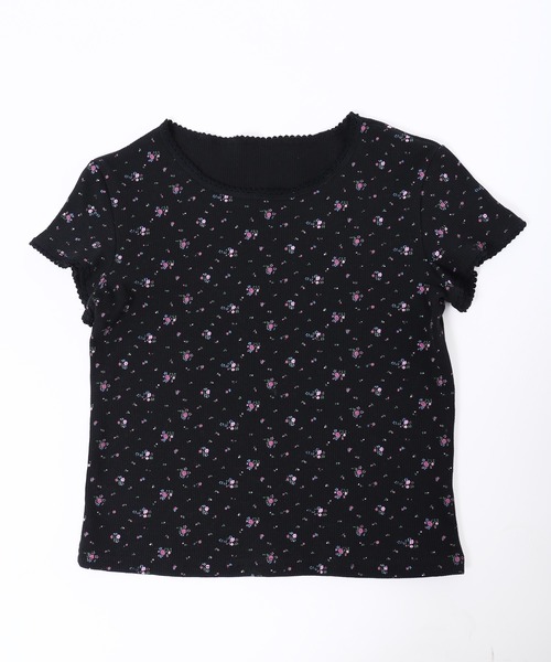 WC（ダブル シー）の「【PHILLY】フラワーワッフルTシャツ（Tシャツ/カットソー・レディース・ホワイト/ブラック・FREE）」の18枚目の写真