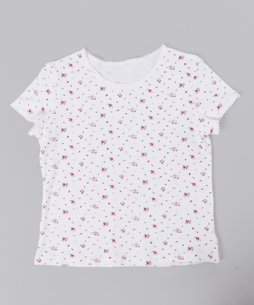 WC（ダブル シー）の「【PHILLY】フラワーワッフルTシャツ（Tシャツ/カットソー・レディース・ホワイト/ブラック・FREE）」の17枚目の写真