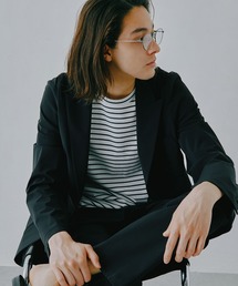 NANO universe | ストレッチハイゲージトリコットリラックスジャケット(セットアップ可)(テーラードジャケット)