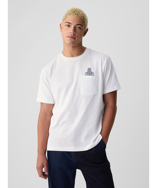 GAP（ギャップ）の「ブラナンベア GAPロゴ Tシャツ(ユニセックス)（Tシャツ/カットソー・メンズ・ピンク系その他/コーラル/ブラック/ホワイト/ネイビー/ブラウン・XS/S/M/L/XL）」の12枚目の写真