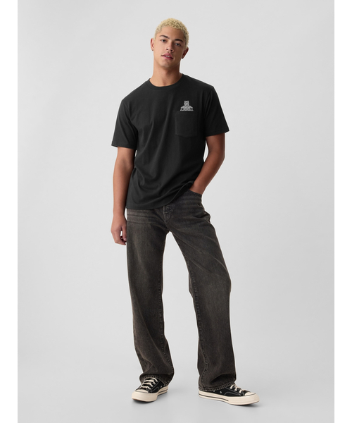 GAP（ギャップ）の「ブラナンベア GAPロゴ Tシャツ(ユニセックス)（Tシャツ/カットソー・メンズ・ピンク系その他/コーラル/ブラック/ホワイト/ネイビー/ブラウン・XS/S/M/L/XL）」の18枚目の写真