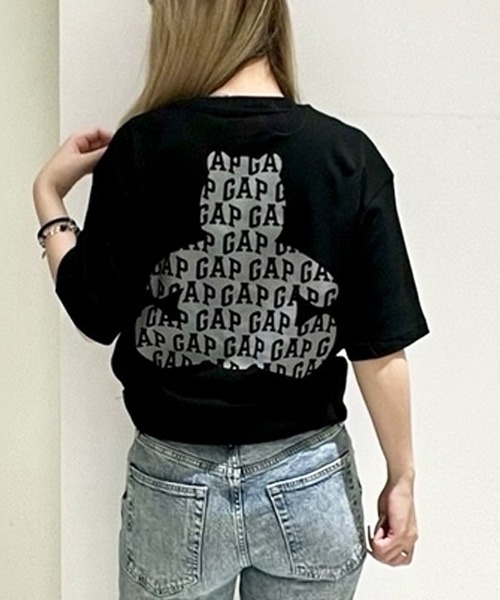 GAP（ギャップ）の「ブラナンベア GAPロゴ Tシャツ(ユニセックス)（Tシャツ/カットソー・メンズ・ピンク系その他/コーラル/ブラック/ホワイト/ネイビー/ブラウン・XS/S/M/L/XL）」の4枚目の写真