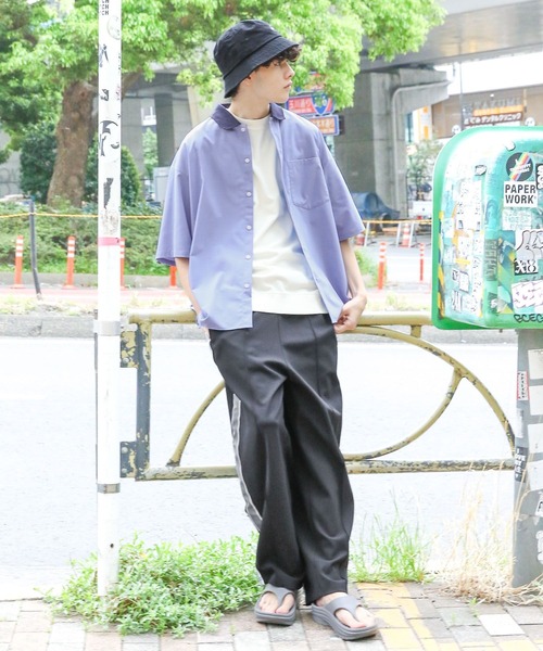 niko and...(ニコアンド)の「カットツイルトラックパンツ(その他パンツ・メンズ・グリーン/ブラック/モカ・MEDIUM/LARGE)」の5枚目の写真