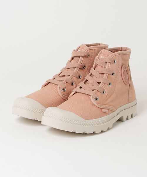 PALLADIUM（パラディウム）の「PALLADIUM/パラディウム PAMPA HI/パンパ ハイ（スニーカー・レディース・ホワイト/サンドグレー/ブラック/サンドベージュ/グレー/ベージュ/コーラル/イエロー/ライトパープル/ホワイト系その他・24.0cm/25.0cm/23.5cm/24.5cm/23.0cm/22.5cm/23cm/22.5㎝/24cm/25cm）」の10枚目の写真