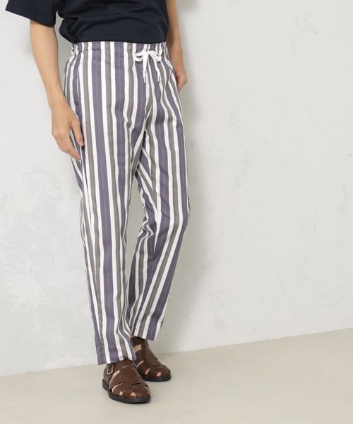 FOUND GOOD（ファウンドグッド）の「ストライプシェフパンツ（その他パンツ・メンズ・ホワイト系5/ブラウン系5/ネイビー・M/S/L/XL）」の2枚目の写真