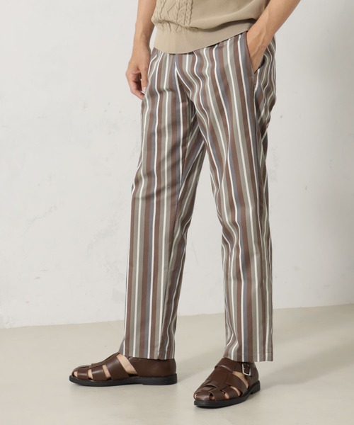 FOUND GOOD（ファウンドグッド）の「ストライプシェフパンツ（その他パンツ・メンズ・ホワイト系5/ブラウン系5/ネイビー・M/S/L/XL）」の3枚目の写真
