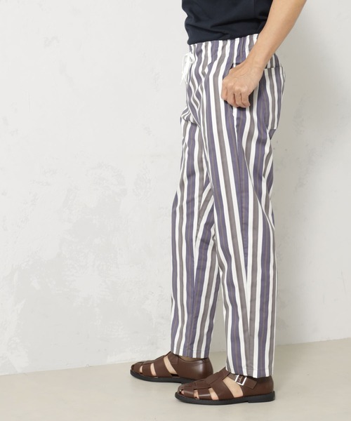 FOUND GOOD（ファウンドグッド）の「ストライプシェフパンツ（その他パンツ・メンズ・ホワイト系5/ブラウン系5/ネイビー・M/S/L/XL）」の5枚目の写真