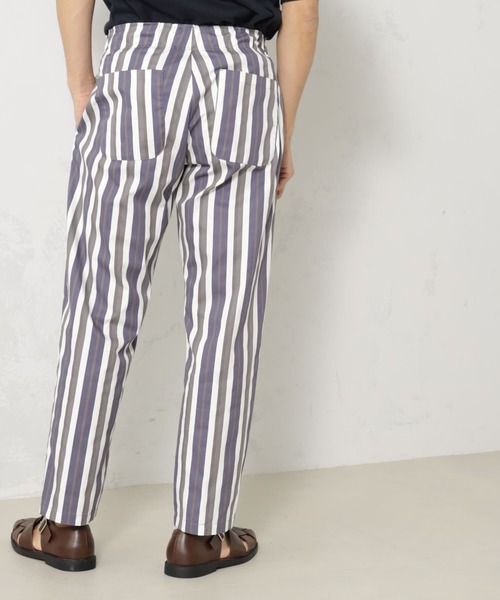 FOUND GOOD（ファウンドグッド）の「ストライプシェフパンツ（その他パンツ・メンズ・ホワイト系5/ブラウン系5/ネイビー・M/S/L/XL）」の6枚目の写真
