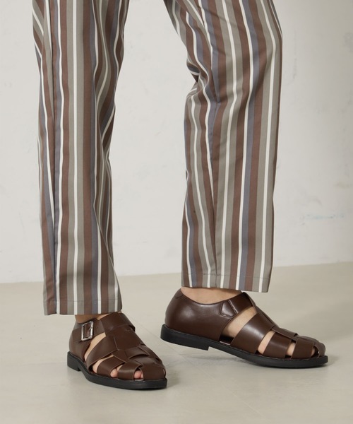 FOUND GOOD（ファウンドグッド）の「ストライプシェフパンツ（その他パンツ・メンズ・ホワイト系5/ブラウン系5/ネイビー・M/S/L/XL）」の11枚目の写真