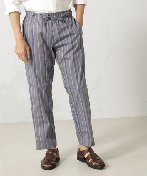 FOUND GOOD（ファウンドグッド）の「ストライプシェフパンツ（その他パンツ・メンズ・ホワイト系5/ブラウン系5/ネイビー・M/S/L/XL）」の12枚目の写真