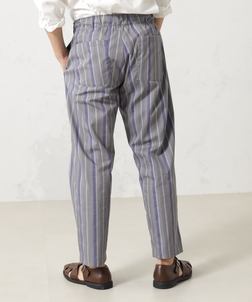 FOUND GOOD（ファウンドグッド）の「ストライプシェフパンツ（その他パンツ・メンズ・ホワイト系5/ブラウン系5/ネイビー・M/S/L/XL）」の13枚目の写真
