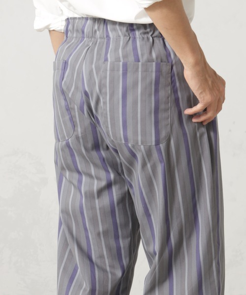 FOUND GOOD（ファウンドグッド）の「ストライプシェフパンツ（その他パンツ・メンズ・ホワイト系5/ブラウン系5/ネイビー・M/S/L/XL）」の14枚目の写真