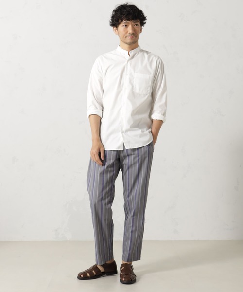 FOUND GOOD（ファウンドグッド）の「ストライプシェフパンツ（その他パンツ・メンズ・ホワイト系5/ブラウン系5/ネイビー・M/S/L/XL）」の15枚目の写真