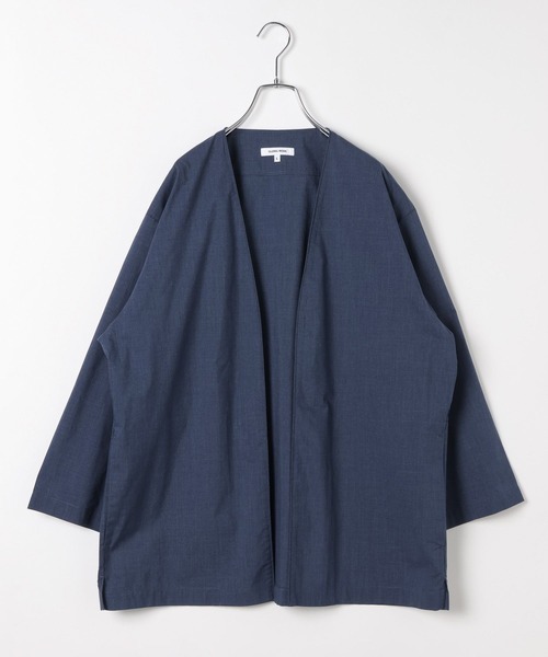 GLOBAL WORK（グローバルワーク）の「エアかるカーディガン/992238（シャツ/ブラウス・メンズ・ライトグレー/ブルー系その他7/ブラック・X-LARGE/LARGE/MEDIUM/SMALL）」の17枚目の写真