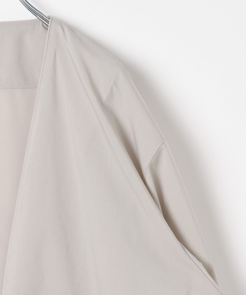 GLOBAL WORK（グローバルワーク）の「エアかるカーディガン/992238（シャツ/ブラウス・メンズ・ライトグレー/ブルー系その他7/ブラック・X-LARGE/LARGE/MEDIUM/SMALL）」の21枚目の写真