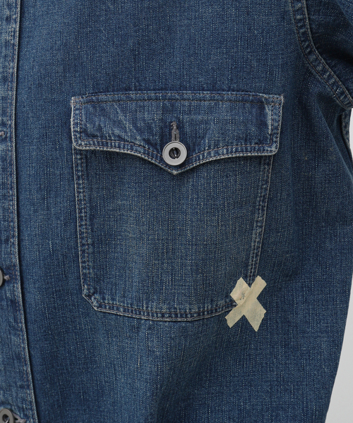 Maison Margiela(メゾンマルジェラ)の「Maison Margiela (メゾン マルジェラ) Metal Button Denim Jacke S50AM0617/S30877(デニムジャケット・メンズ・コバルトブルー・50)」の19枚目の写真