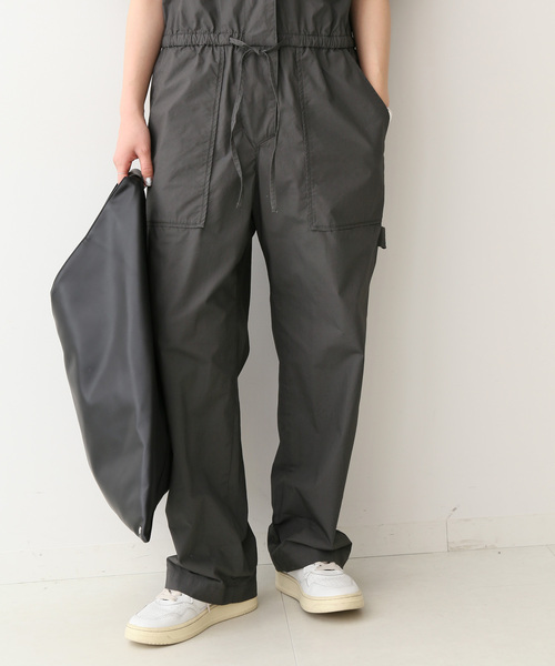 Spick&Span【2024】コットンハーフスリーブジャンプスーツ Spick&Span【2024】コットンハーフスリーブジャンプスーツ