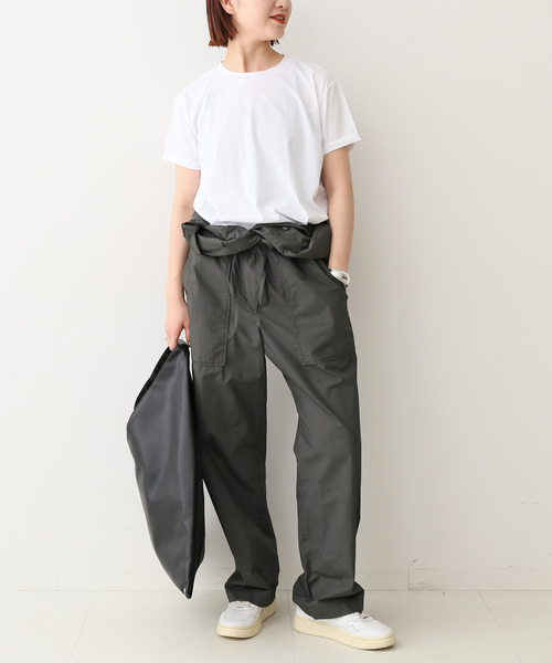 Spick&Span【2024】コットンハーフスリーブジャンプスーツ Spick & Span（スピックアンドスパン）の「コットンハーフ