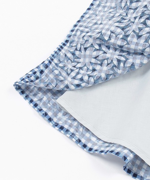 kate spade new york kids(ケイトスペードニューヨーク)の「ガールズ デイジーギンガムワンピース(ワンピース・キッズ・ブルー・140cm/150cm/160cm)」の4枚目の写真