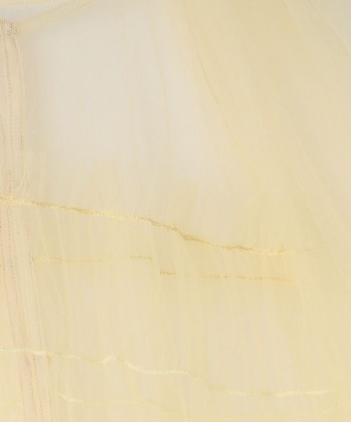 yuw（ユウ）の「チュールシャーリングＢＬ　117831（シャツ/ブラウス・レディース・ブラック/イエロー・FREE）」の17枚目の写真