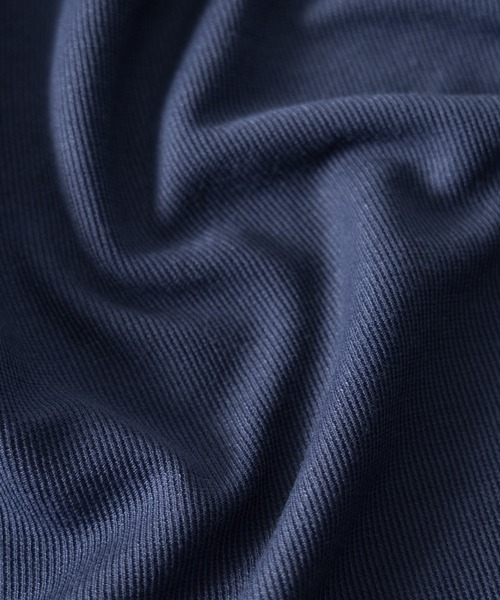 NYLAUS（ナイラス）の「レギュラーフィット 変わり編み フェイクレイヤード スキッパーポロシャツ（ポロシャツ・メンズ・ブルーグレー/ベージュ/チャコール/ネイビー・L/LL/M）」の10枚目の写真