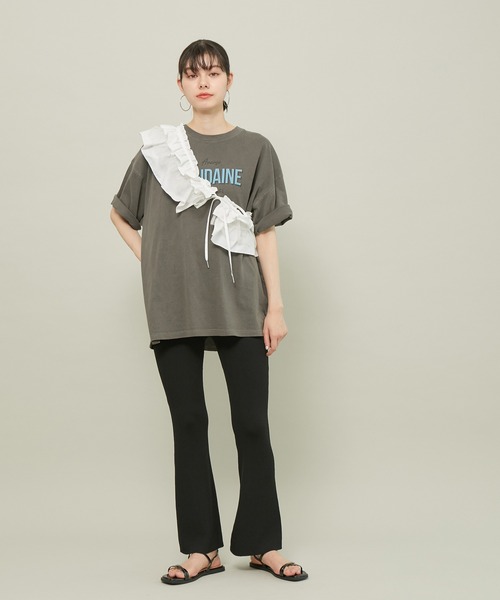 ROPE' PICNIC（ロペピクニック）の「ニットパンツ（その他パンツ・レディース・チャコールグレー/ブラック・38/36）」の4枚目の写真