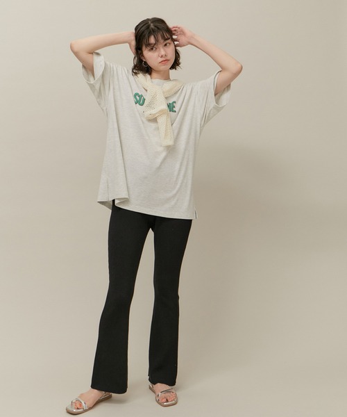 ROPE' PICNIC（ロペピクニック）の「ニットパンツ（その他パンツ・レディース・チャコールグレー/ブラック・38/36）」の7枚目の写真