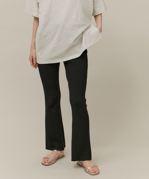 ROPE' PICNIC（ロペピクニック）の「ニットパンツ（その他パンツ・レディース・チャコールグレー/ブラック・38/36）」の8枚目の写真