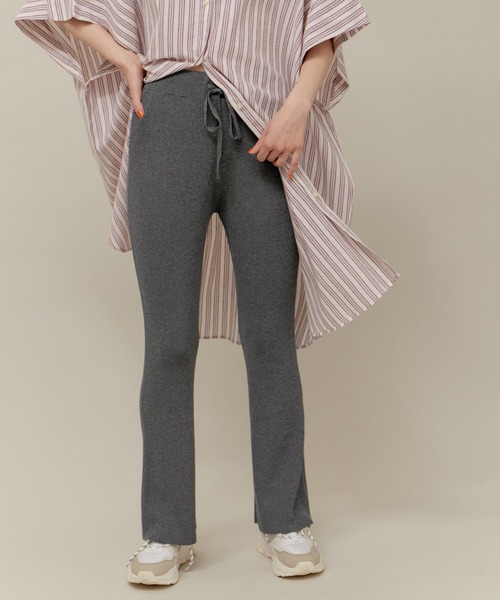 ROPE' PICNIC（ロペピクニック）の「ニットパンツ（その他パンツ・レディース・チャコールグレー/ブラック・38/36）」の11枚目の写真