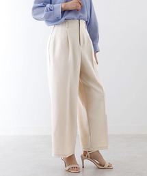 シワになりにくい!麻調ワイドパンツ60㎝
