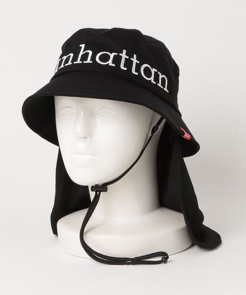 Manhattan Portage（マンハッタンポーテージ）の「Manhattan Portage/マンハッタンポーテージ ハット BIG LOGO SUNSHADE HAT MP261（ハット・メンズ・ホワイト/ブラック・FREE）」の11枚目の写真