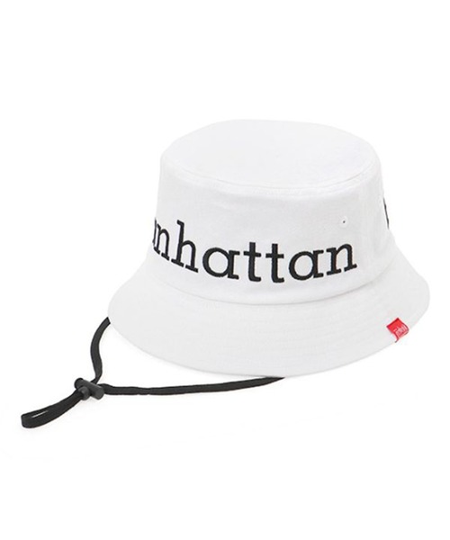 Manhattan Portage（マンハッタンポーテージ）の「Manhattan Portage/マンハッタンポーテージ ハット BIG LOGO SUNSHADE HAT MP261（ハット・メンズ・ホワイト/ブラック・FREE）」の5枚目の写真