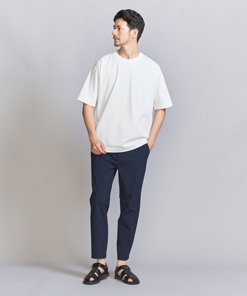 BEAUTY&YOUTH UNITED ARROWS(ビューティーアンドユースユナイテッドアローズ)の「【WEB限定 WARDROBE SMART】アンチ スウェットマーク 樽型 Tシャツ【汗染み防止】(Tシャツ/カットソー・メンズ・ベージュ/ホワイト/ブラック・S/M/L/XL)」の10枚目の写真