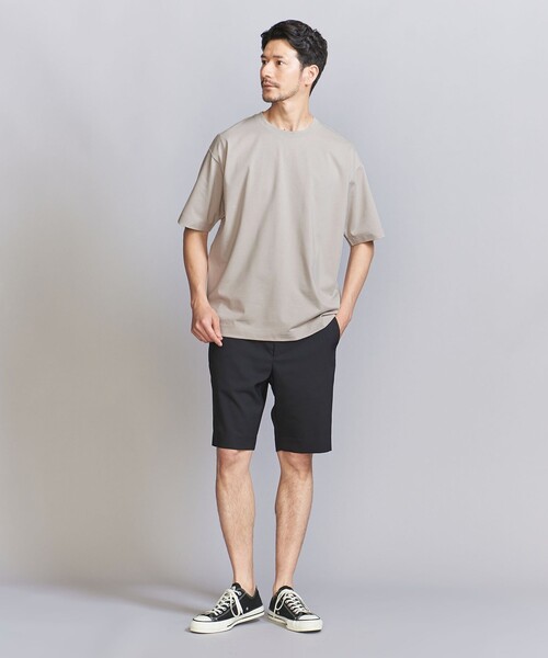 BEAUTY&YOUTH UNITED ARROWS(ビューティーアンドユースユナイテッドアローズ)の「【WEB限定 WARDROBE SMART】アンチ スウェットマーク 樽型 Tシャツ【汗染み防止】(Tシャツ/カットソー・メンズ・ベージュ/ホワイト/ブラック・S/M/L/XL)」の12枚目の写真