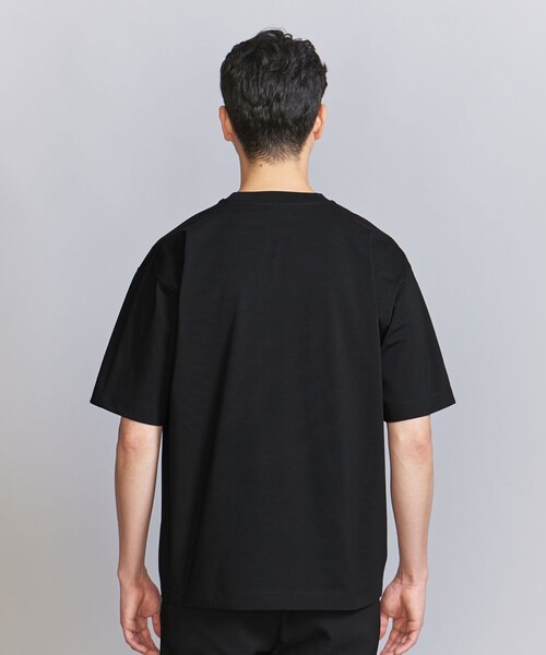 BEAUTY&YOUTH UNITED ARROWS(ビューティーアンドユースユナイテッドアローズ)の「【WEB限定 WARDROBE SMART】アンチ スウェットマーク 樽型 Tシャツ【汗染み防止】(Tシャツ/カットソー・メンズ・ベージュ/ホワイト/ブラック・S/M/L/XL)」の15枚目の写真